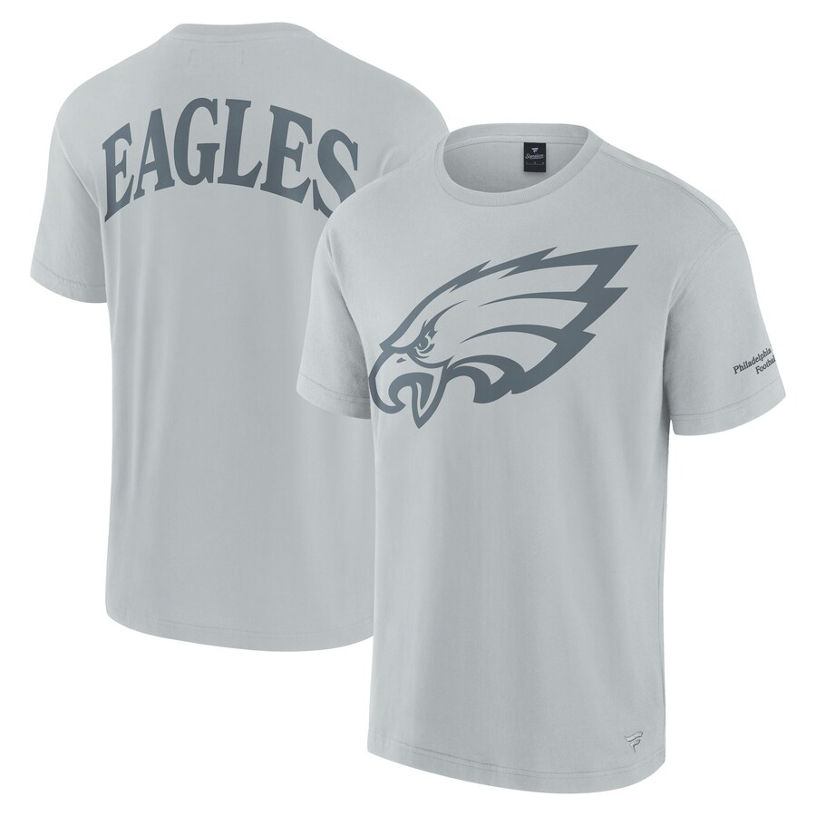Unisex Philadelphia Eagles  Fanatics Gray Elements Iconic T-Shirt - Ujersey