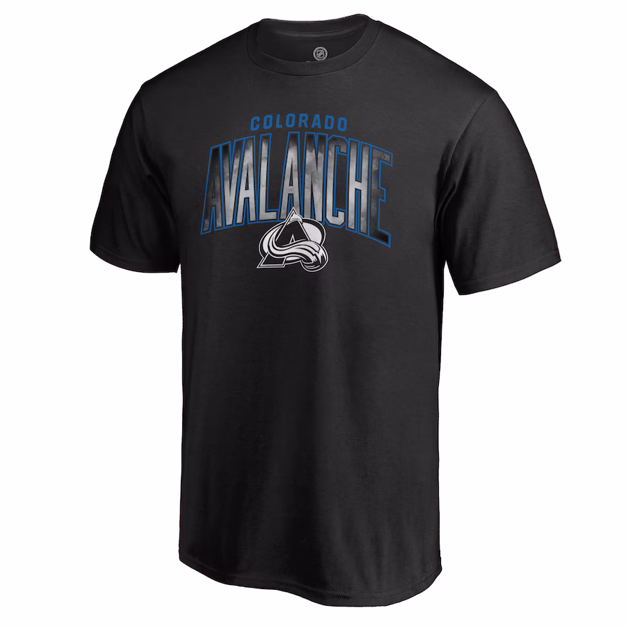 Men's Colorado Avalanche Black Arch Smoke T-Shirt - Ujersey
