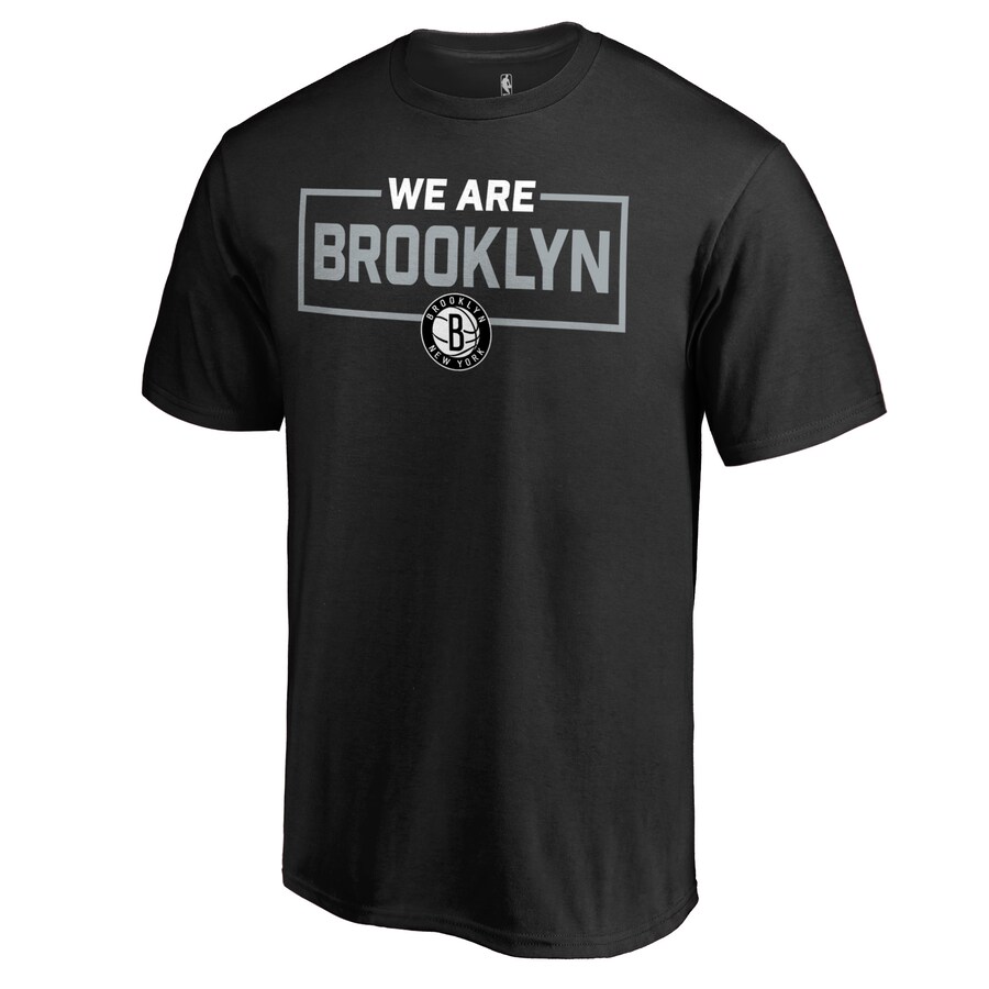 Men's Brooklyn Nets Black We Are Iconic Collection T-Shirt - Ujersey