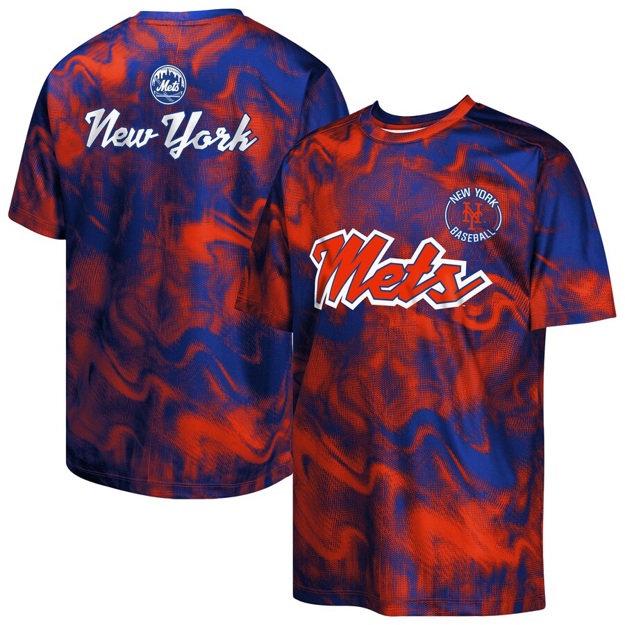 Youth New York Mets Royal/Red Pinch Hitter T-Shirt - Ujersey