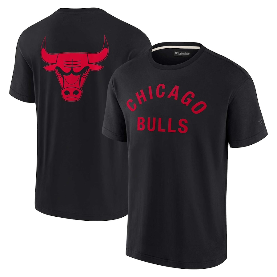 Unisex Chicago Bulls Fanatics Black Elements Super Soft Short Sleeve T-Shirt - Ujersey