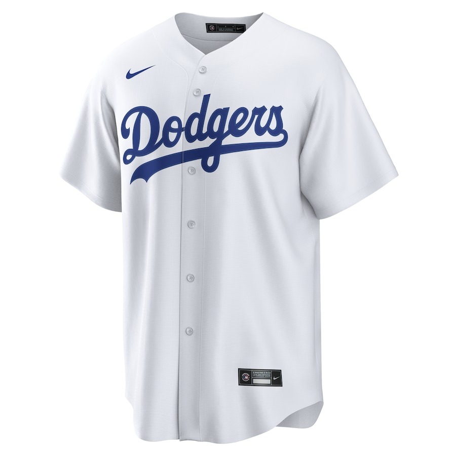 Men's Los Angeles Dodgers Enrique Hernandez Nike White Home Replica Player Jersey - Ujersey