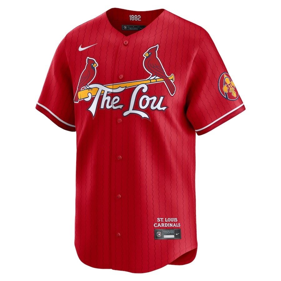 Men's St. Louis Cardinals  Nike Red 2024 City Connect Limited Jersey - Ujersey