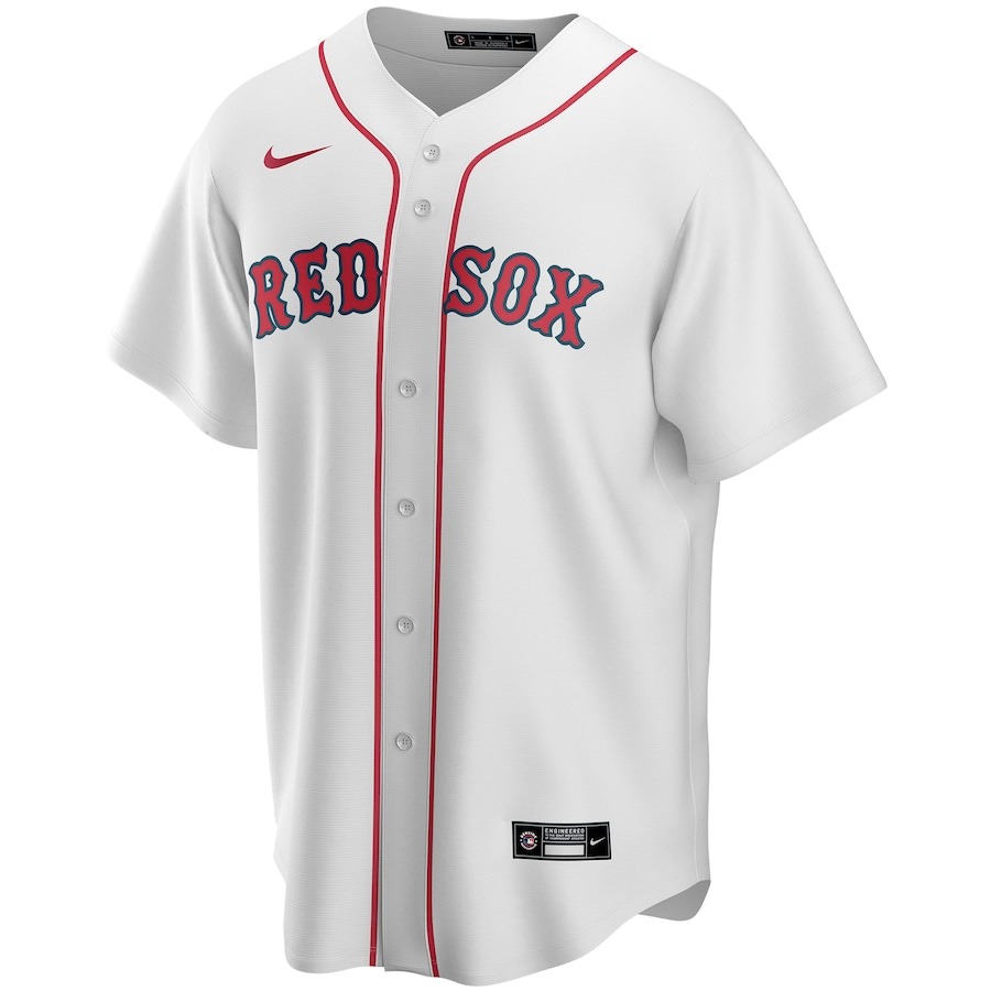 Men's Boston Red Sox Nike White Home Replica Custom Jersey - Ujersey