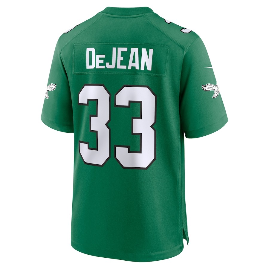 Men's Philadelphia Eagles Cooper DeJean Nike Kelly Green Alternate Game Jersey - Ujersey