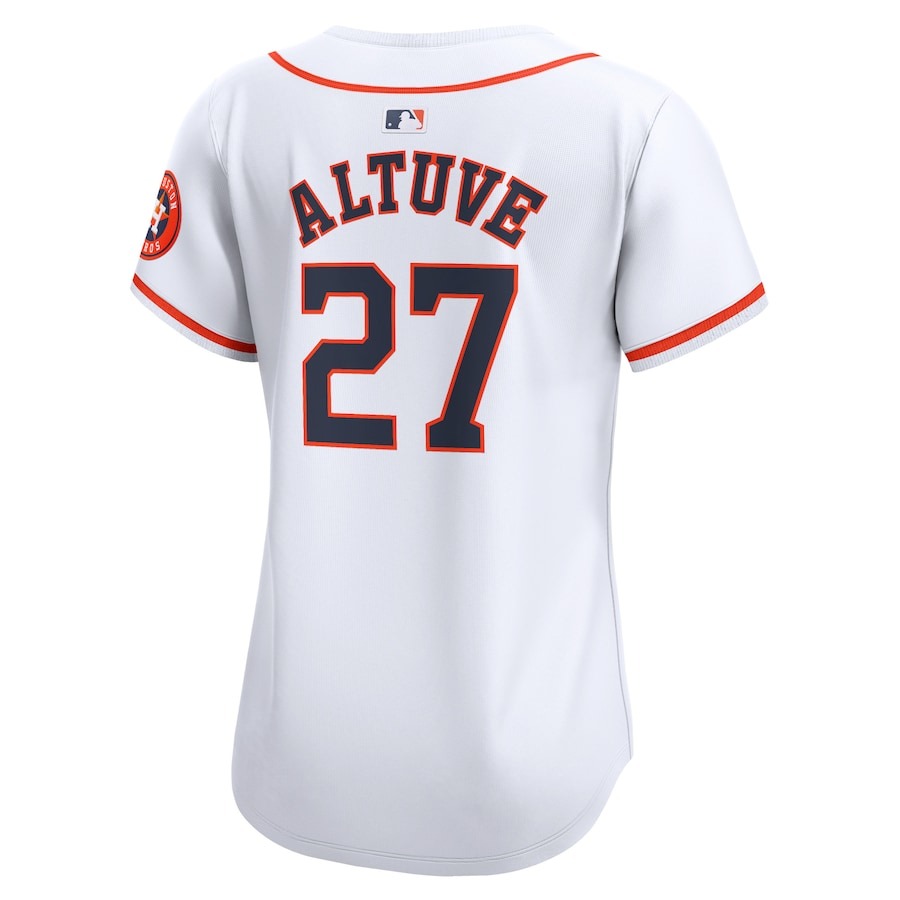 Women's Houston Astros Jose Altuve Nike White Home Limited Player Jersey - Ujersey
