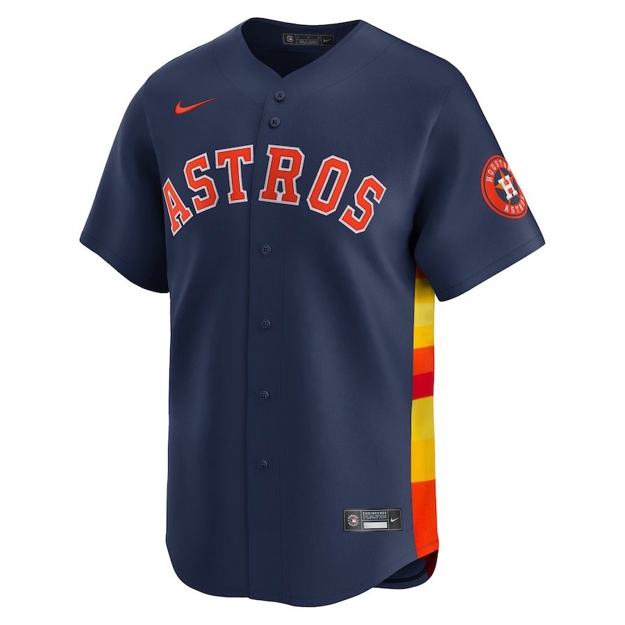 Men's Houston Astros Jose Altuve Nike Navy Alternate Elite Player Jersey - Ujersey