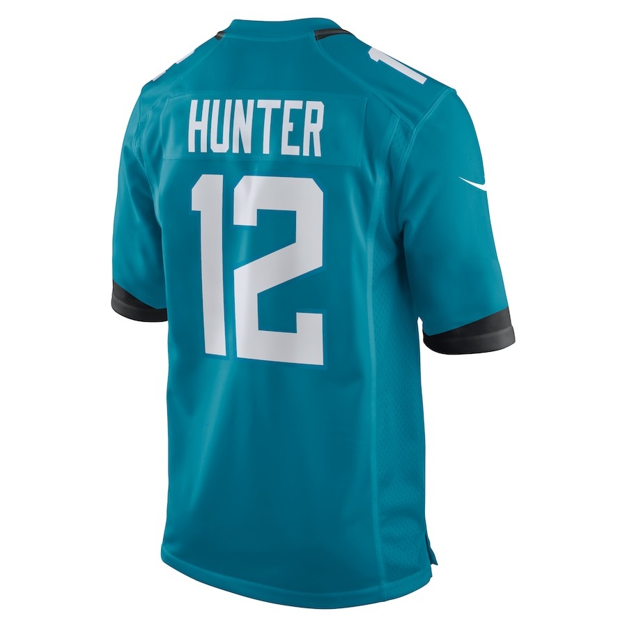 Men's Jacksonville Jaguars Travis Hunter Nike Teal 2025 NFL Draft First Round Pick Game Jersey - Ujersey