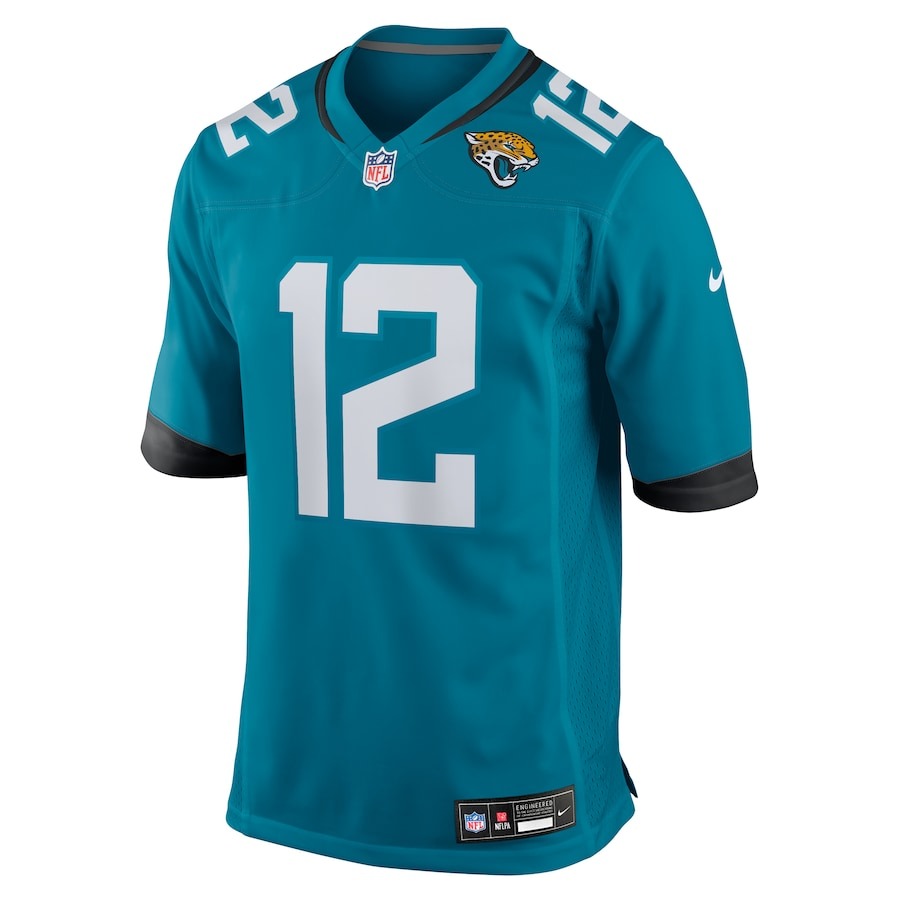 Men's Jacksonville Jaguars Travis Hunter Nike Teal 2025 NFL Draft First Round Pick Game Jersey - Ujersey