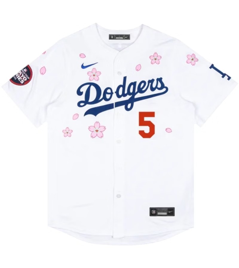 Nike x Takashi Murakami x MLB World Tour Tokyo Series 2025 Dodgers Freeman Jersey - Ujersey