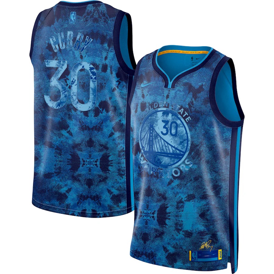 Unisex Golden State Warriors Stephen Curry Nike Royal Select Series Swingman Jersey - Ujersey