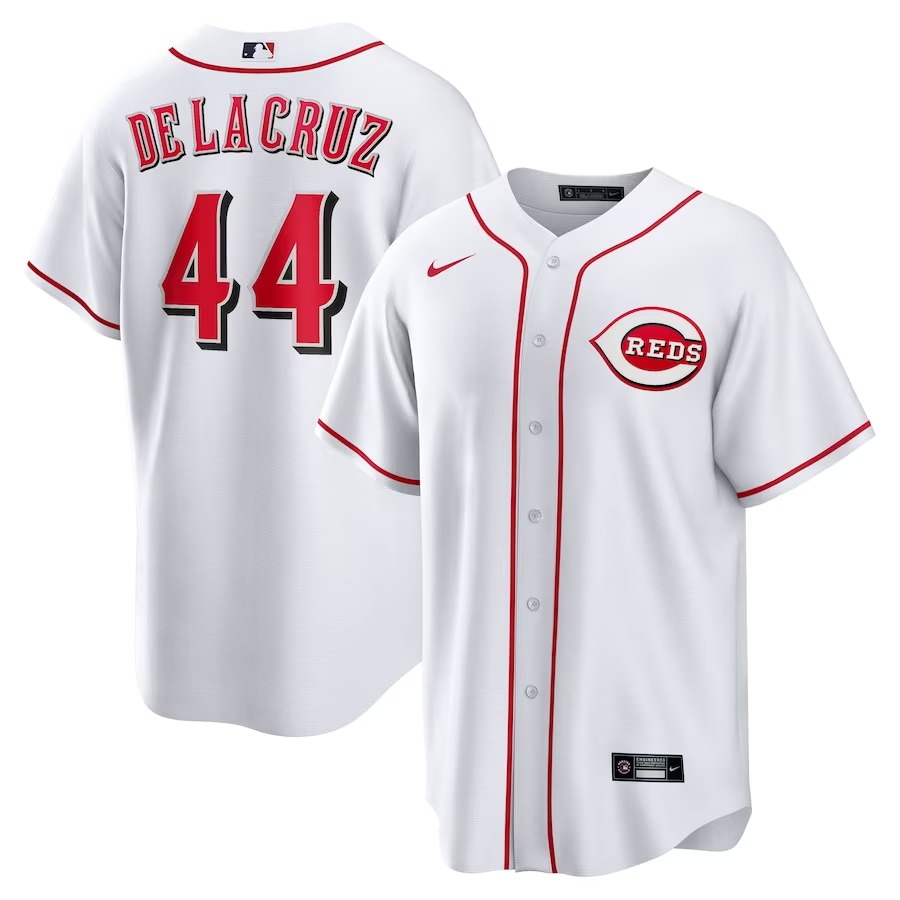 Men's Cincinnati Reds Elly De La Cruz Nike White Home Replica Jersey - Ujersey
