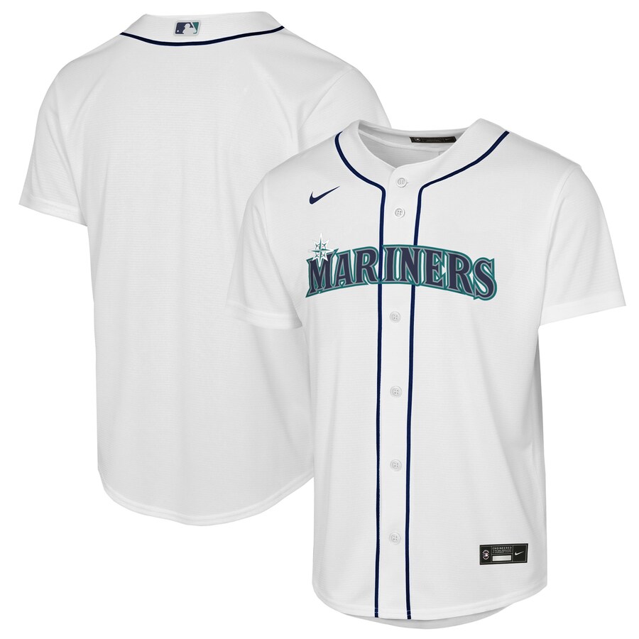 Youth Seattle Mariners Nike White Home Replica 2.0 Jersey - Ujersey