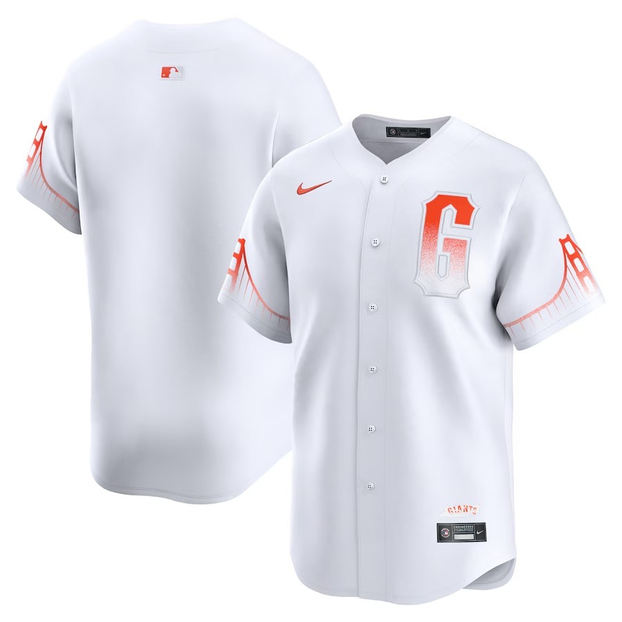 Men's San Francisco Giants  Nike White City Connect Limited Jersey - Ujersey