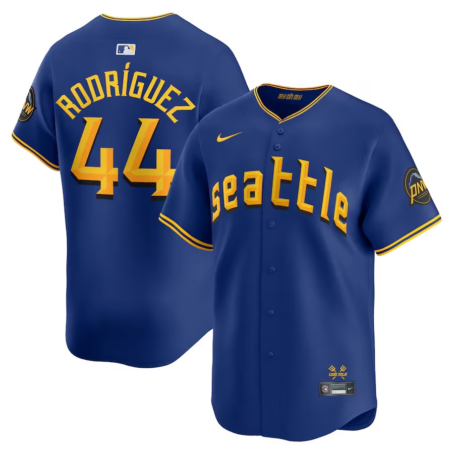 Men's Seattle Mariners Julio Rodríguez Nike Royal City Connect Limited Player Jersey - Ujersey