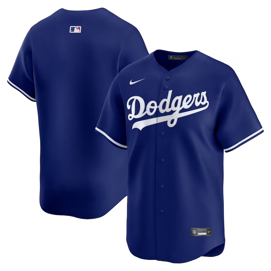 Men's Los Angeles Dodgers Nike Royal Alternate Limited Jersey - Ujersey