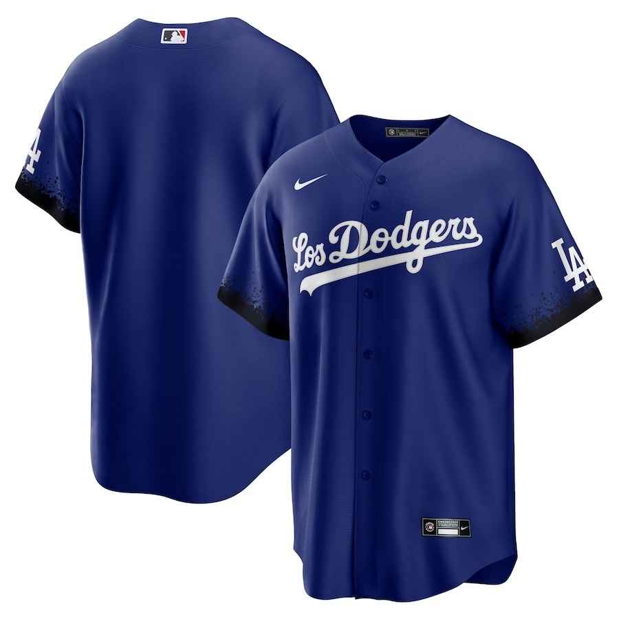 Men's Los Angeles Dodgers Nike Royal City Connect Replica Jersey - Ujersey