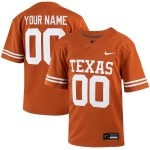 Texas Longhorns Nike Youth Custom Football Game Jersey – Texas Orange - Ujersey