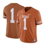 Texas Longhorns Nike #1 Home Game Jersey - Texas Orange - Ujersey