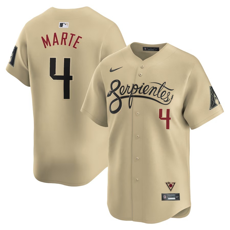 Men's Arizona Diamondbacks Ketel Marte Nike Sand City Connect Limited Player Jersey - Ujersey