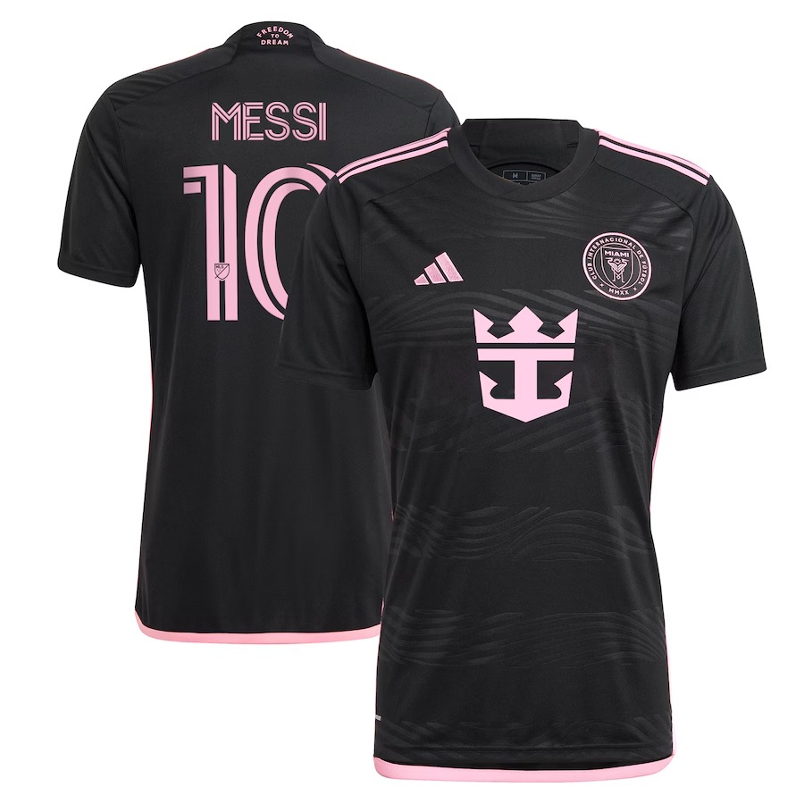 Men's Inter Miami CF Lionel Messi adidas Black 2024 La Noche Replica Player Jersey - Ujersey