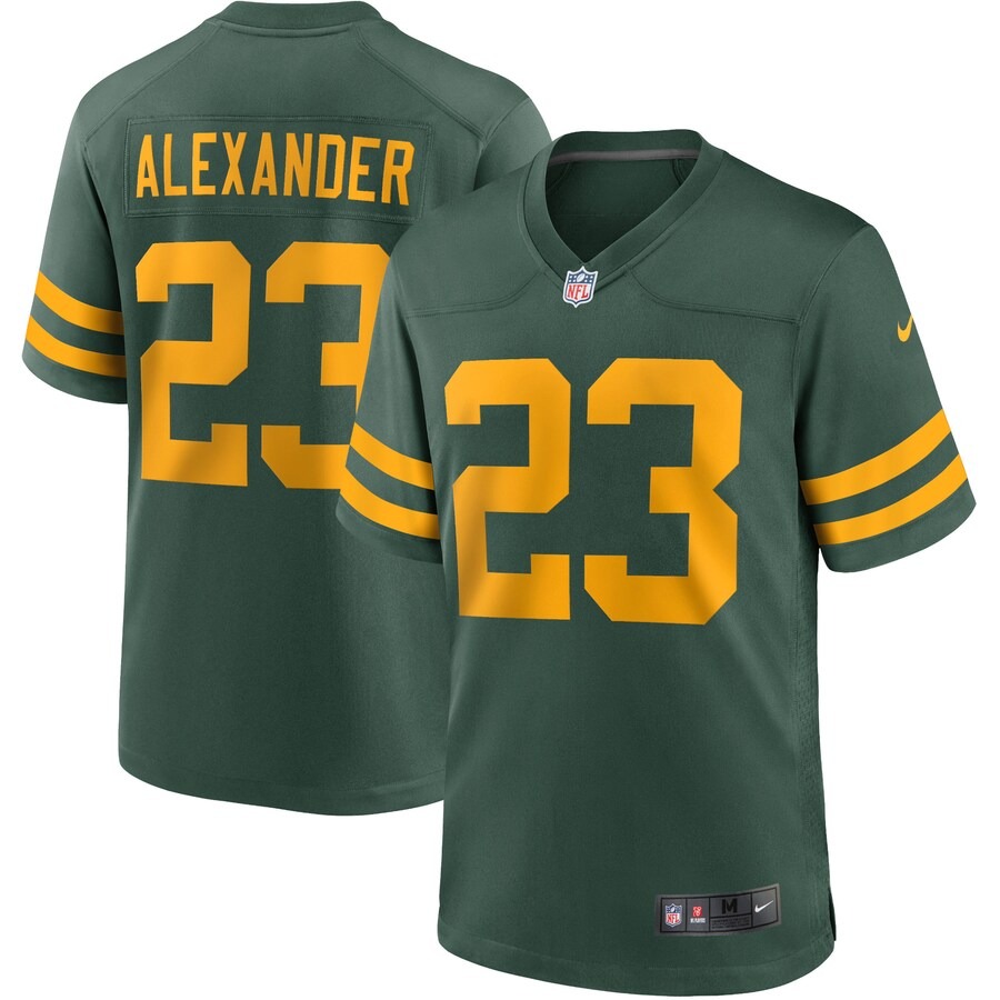 Men's Green Bay Packers Jaire Alexander Nike Green Alternate Game Player Jersey - Ujersey