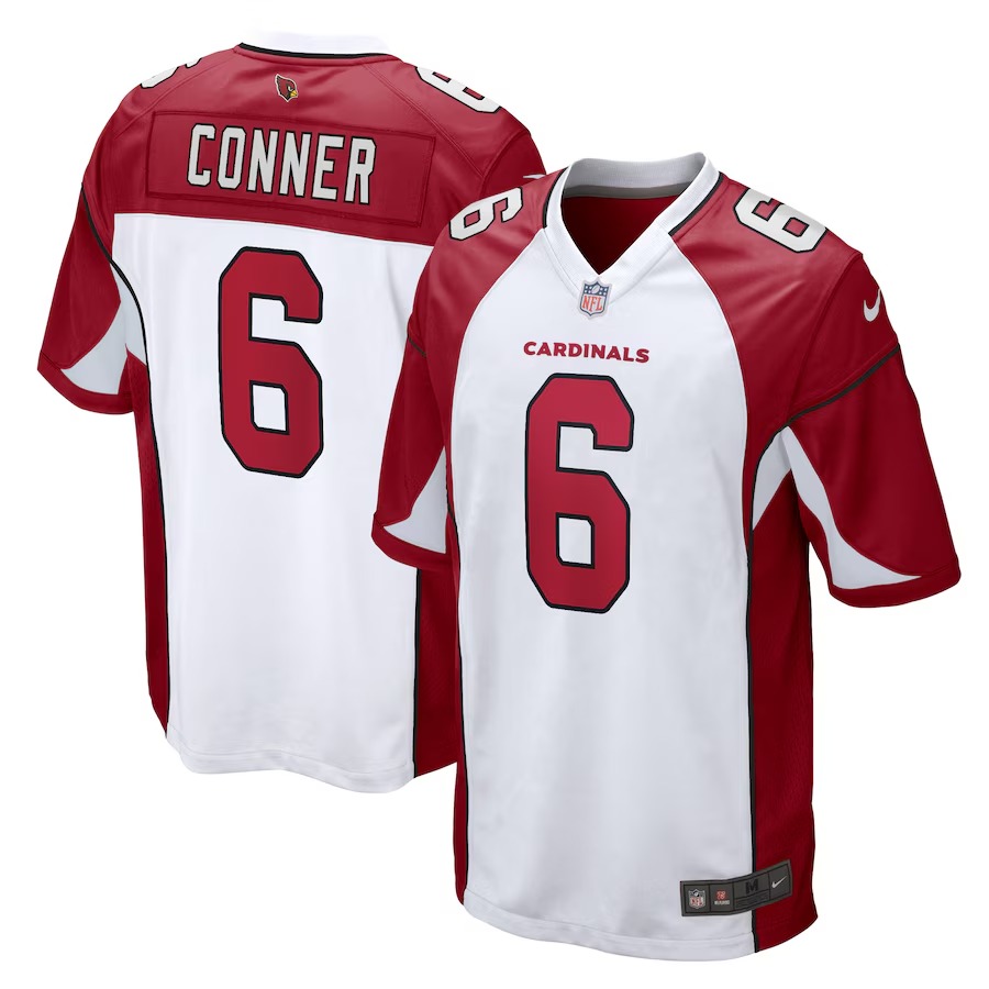 Men's Arizona Cardinals James Conner Nike White Game Player Jersey - Ujersey