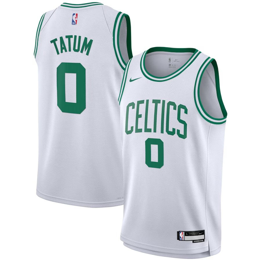 Youth Boston Celtics Jayson Tatum Nike White Swingman Jersey - Association Edition - Ujersey