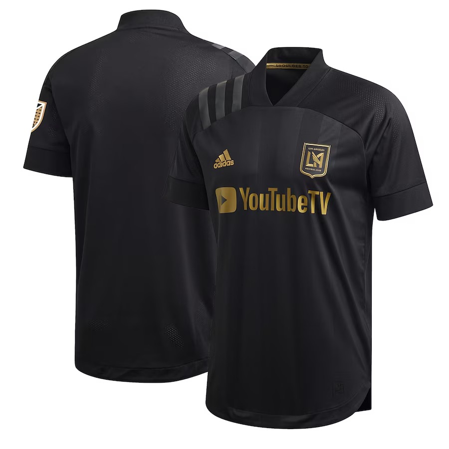 Men's LAFC adidas Black 2020 Primary Authentic Blank Jersey - Ujersey
