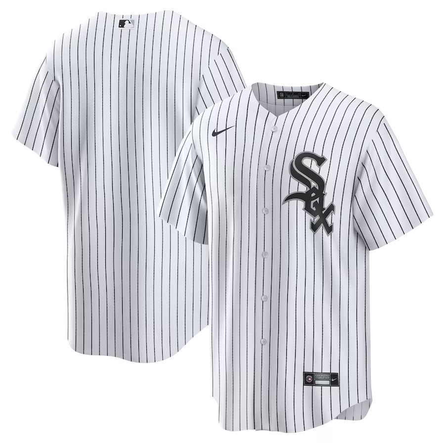 Men's Chicago White Sox Nike White Home Replica Team Jersey - Ujersey