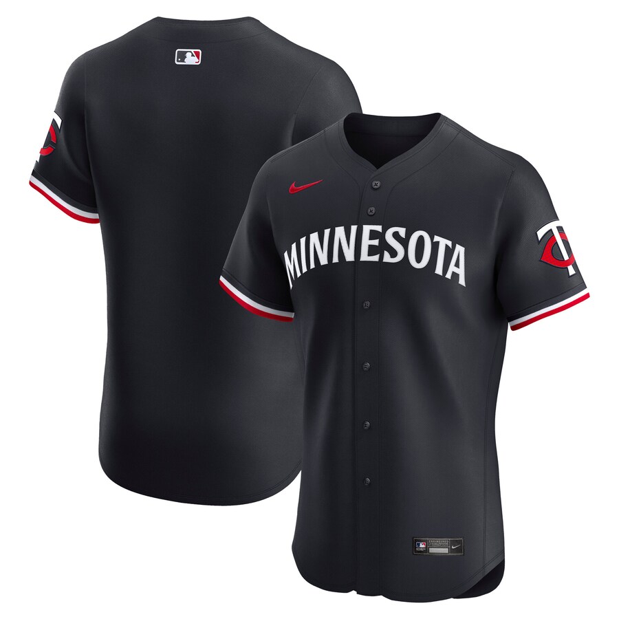 Men's Minnesota Twins Nike Navy Alternate 2 Elite Jersey - Ujersey