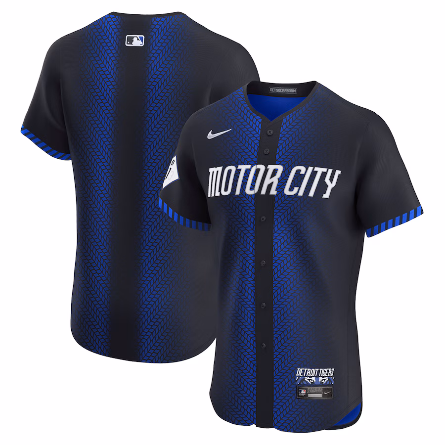 Men's Detroit Tigers Nike Navy City Connect Elite Jersey - Ujersey