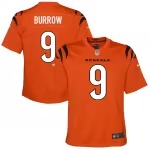 Youth Cincinnati Bengals Joe Burrow Nike Orange Game Jersey - Ujersey