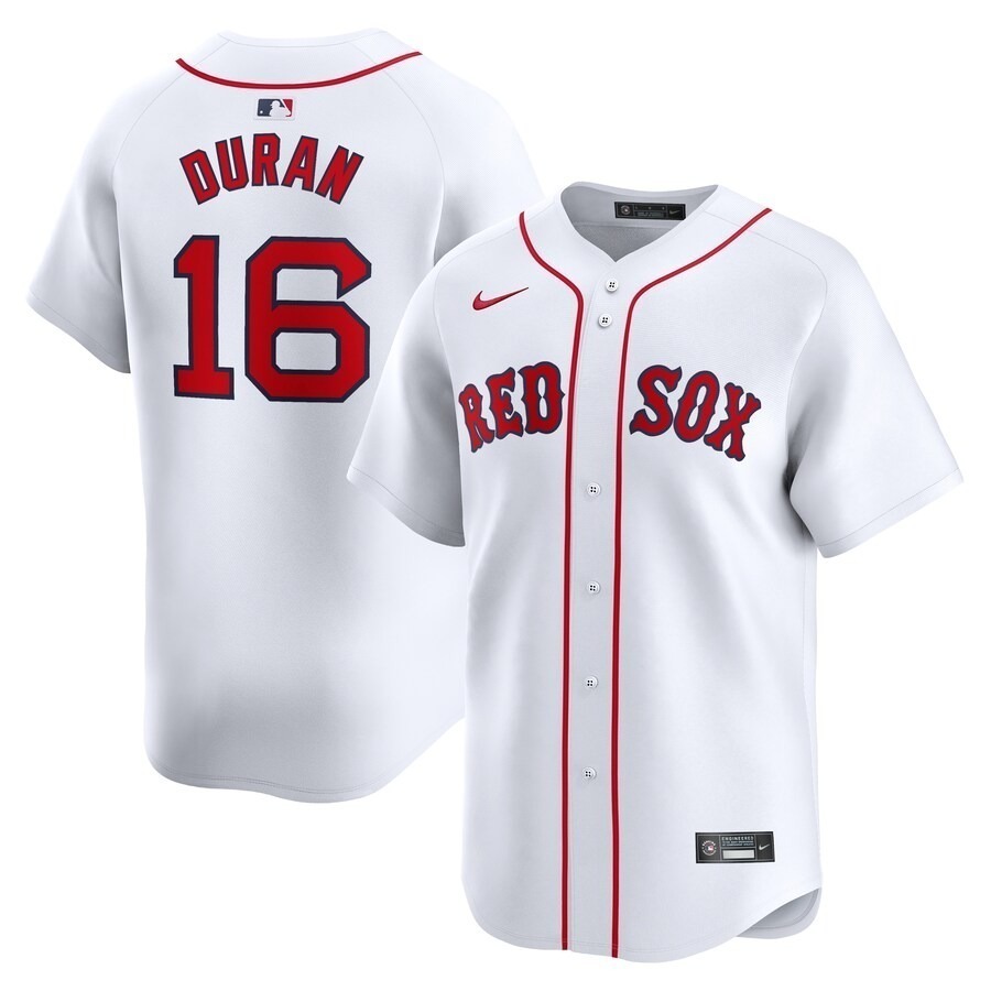 Men's Boston Red Sox Jarren Duran Nike White Home Limited Player Jersey - Ujersey