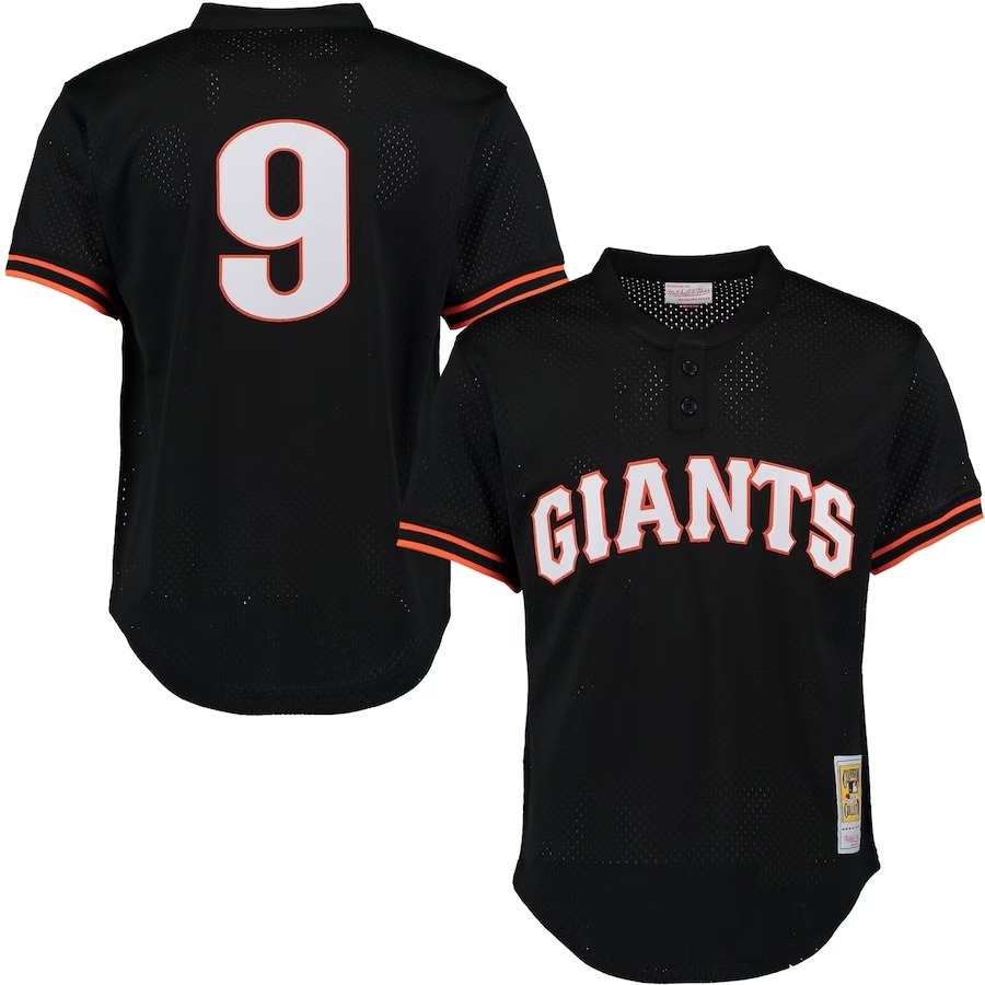 Men's San Francisco Giants Matt Williams Mitchell & Ness Black Cooperstown Mesh Batting Practice Jersey - Ujersey