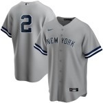 Men's New York Yankees Derek Jeter Nike Gray Road Replica Player Jersey - Ujersey