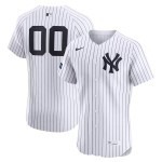 Men's New York Yankees Nike White Home Elite Sponsor Patch Pick-A-Player Retired Roster Jersey - Ujersey