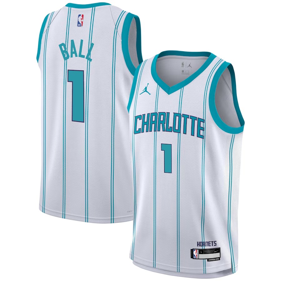 Youth Charlotte Hornets LaMelo Ball Nike White Swingman Jersey - Association Edition - Ujersey