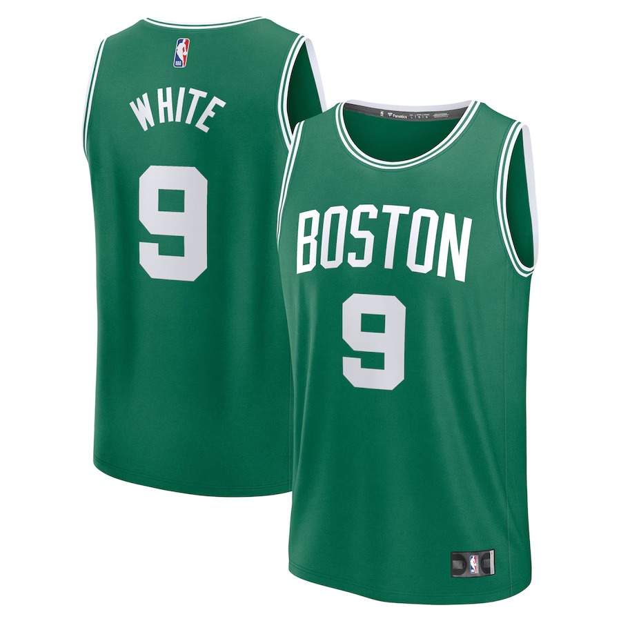 Men's Boston Celtics Derrick White Fanatics Kelly Green Fast Break Replica Player Jersey - Icon Edition - Ujersey