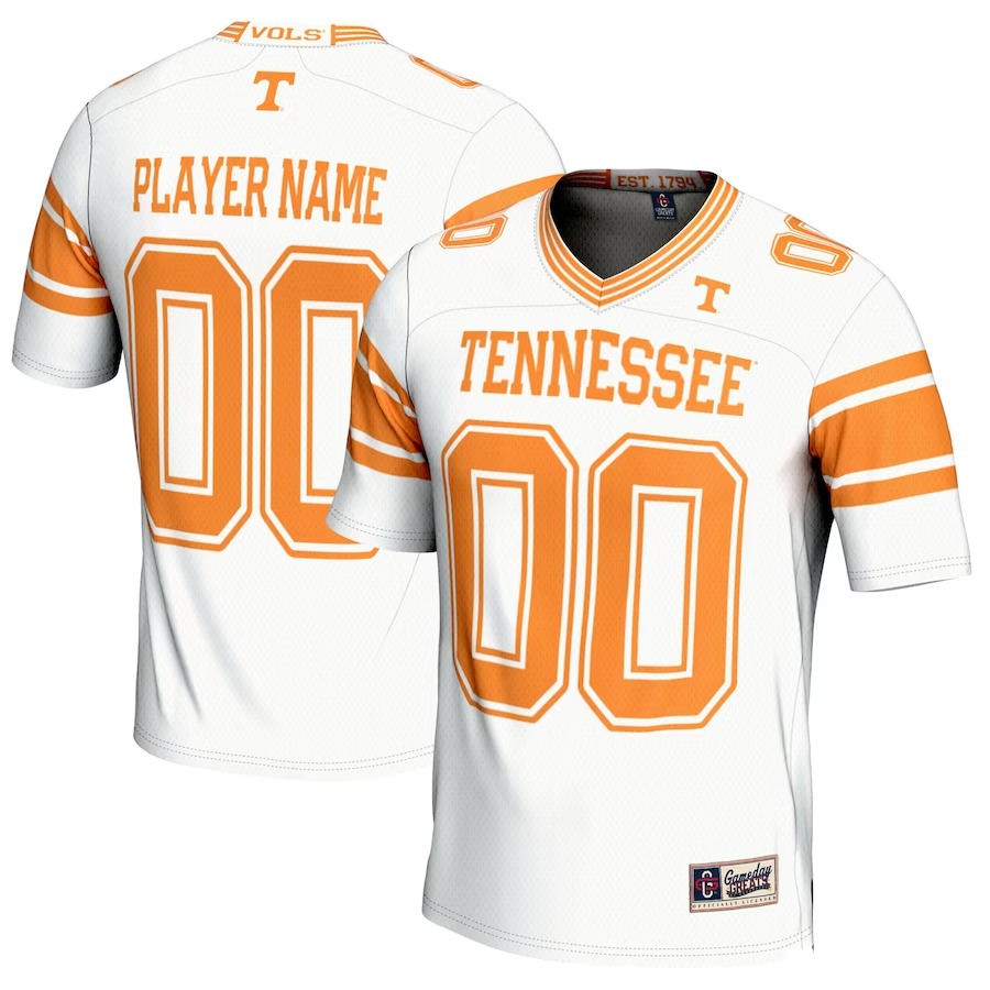 Tennessee Volunteers GameDay Greats Youth NIL Pick-A-Player Football Jersey - White - Ujersey