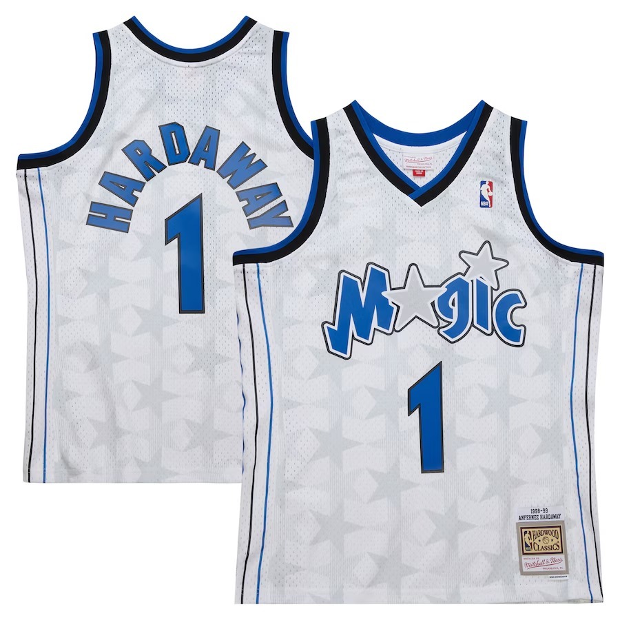 Men's Orlando Magic Penny Hardaway Mitchell & Ness White 1998/99 Hardwood Classics Swingman Jersey - Ujersey