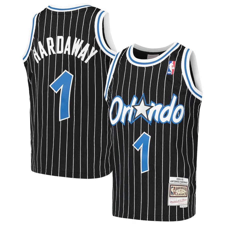 Youth Orlando Magic Penny Hardaway Mitchell & Ness Black Hardwood Classics Swingman Throwback Jersey - Ujersey