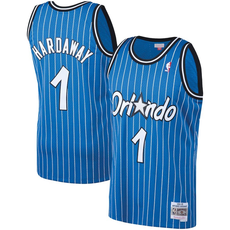 Men's Orlando Magic Penny Hardaway Mitchell & Ness Blue 1994/95 Big & Tall Hardwood Classics Swingman Jersey - Ujersey