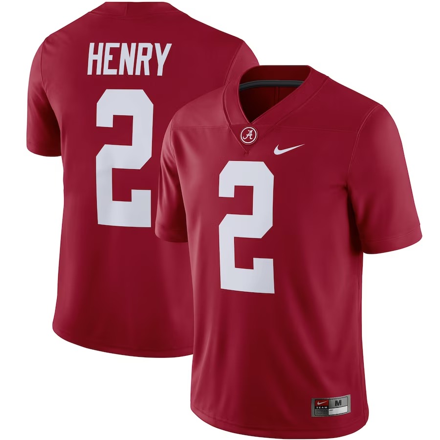 Derrick Henry Alabama Crimson Tide Nike Alumni Player Game Jersey - Crimson - Ujersey