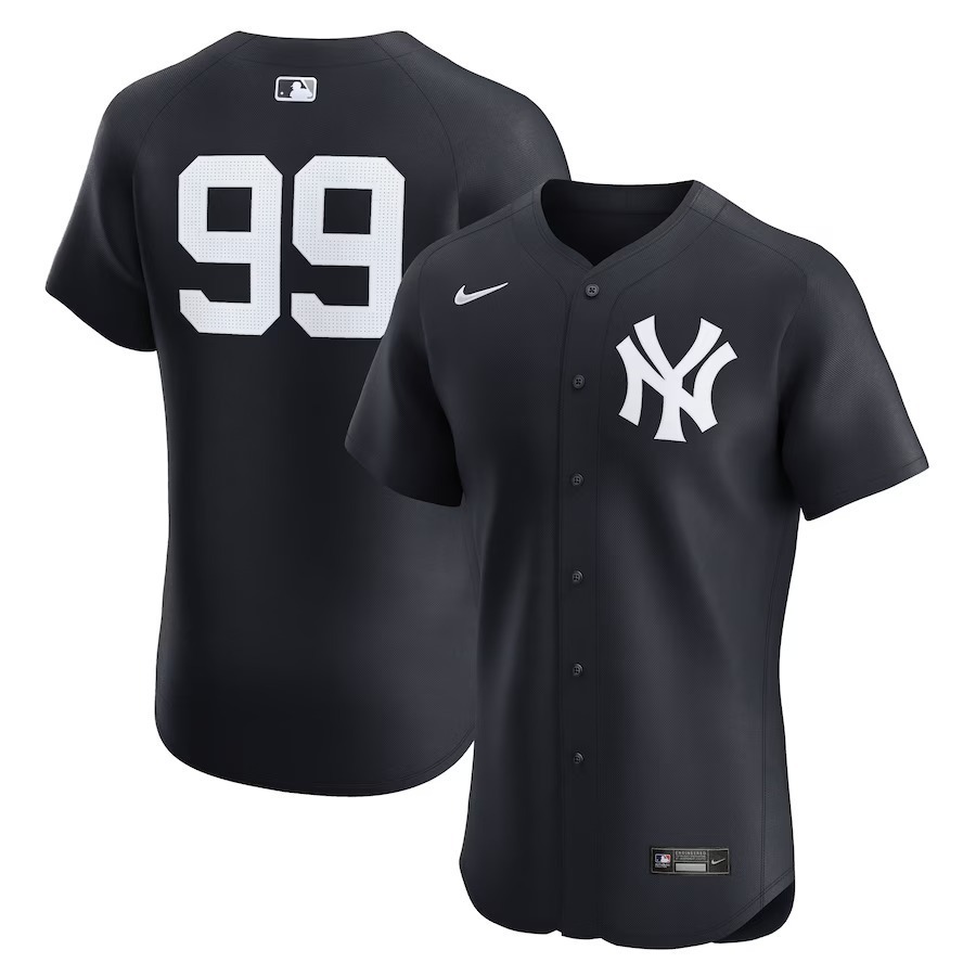 Men's New York Yankees Aaron Judge Nike Navy Alternate 2 Elite Player Jersey - Ujersey