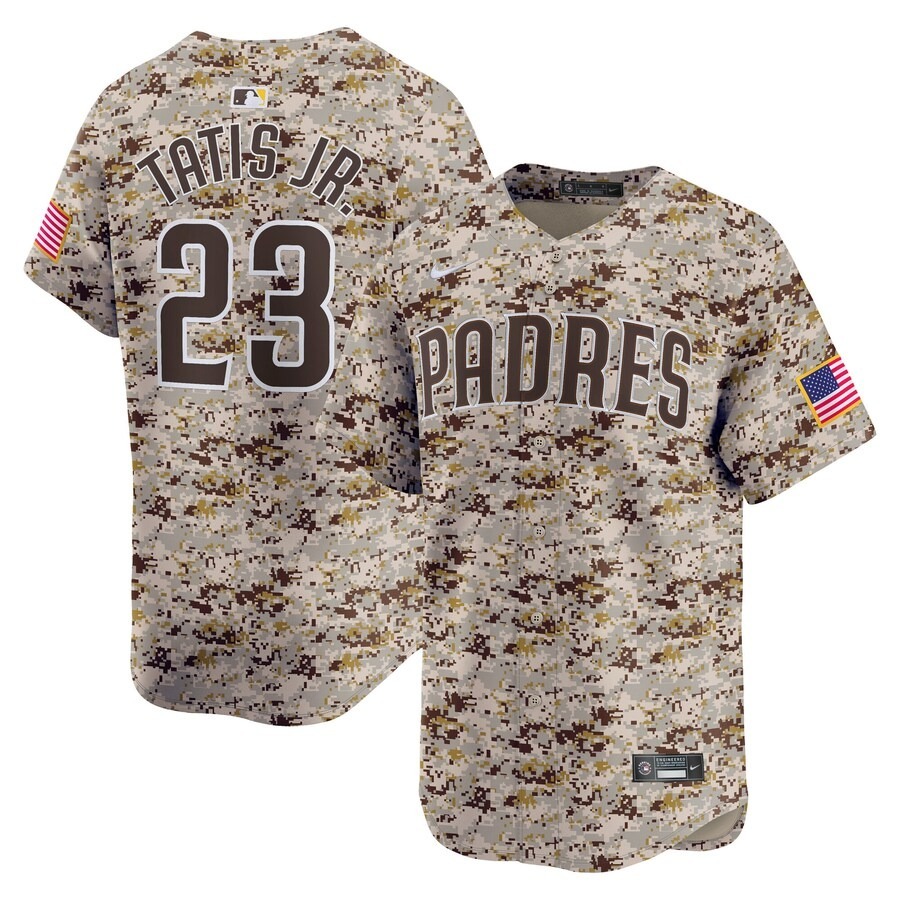 Men's San Diego Padres Fernando Tatis Jr. Nike Camo 2nd Alternate Limited Player Jersey - Ujersey