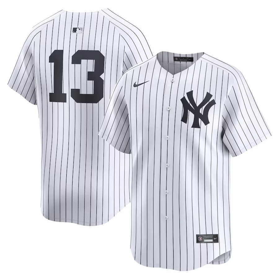 Youth New York Yankees Jazz Chisholm Jr. Nike White Home Limited Player Jersey - Ujersey