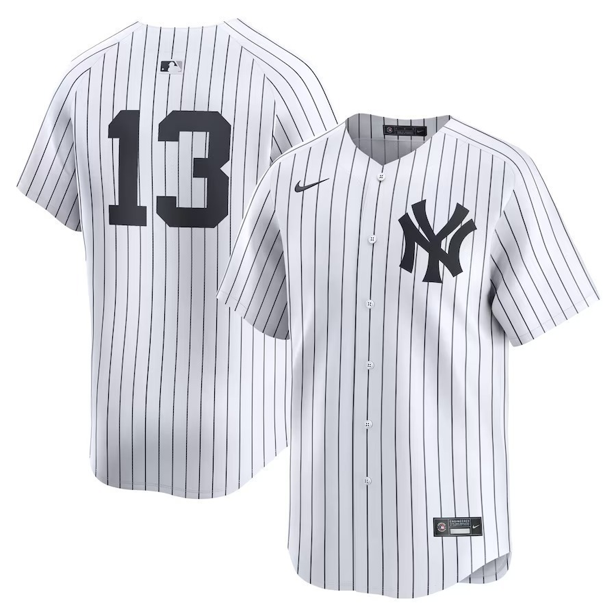 Men's New York Yankees Jazz Chisholm Jr. Nike White Home Limited Player Jersey - Ujersey