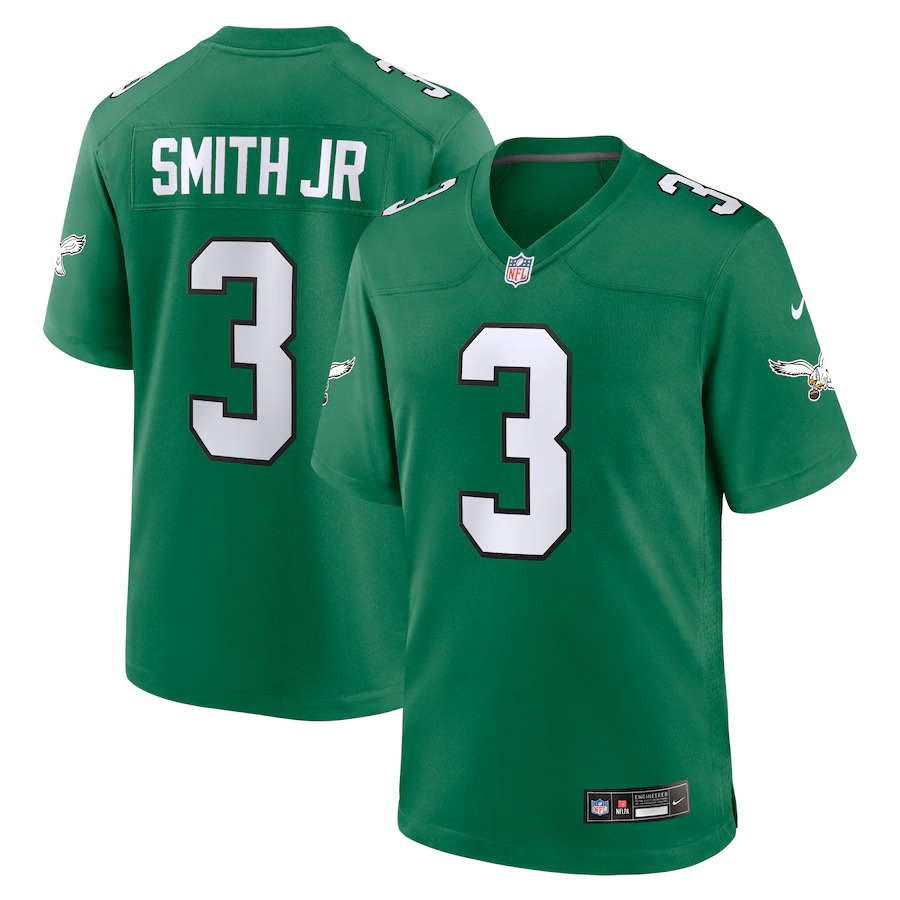 Men's Philadelphia Eagles Nolan Smith Nike Kelly Green Alternate Game Jersey - Ujersey