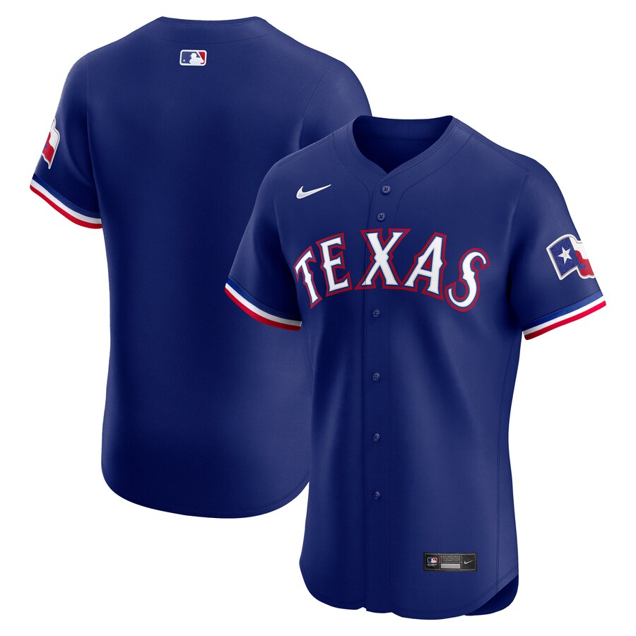 Men's Texas Rangers Nike Royal Alternate 2 Elite Jersey - Ujersey